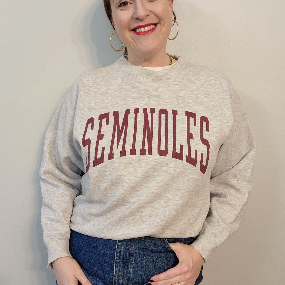 Vintage 90s Florida Seminoles Crewneck Sweatshirt